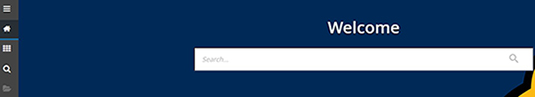 application navigator search field frozen
